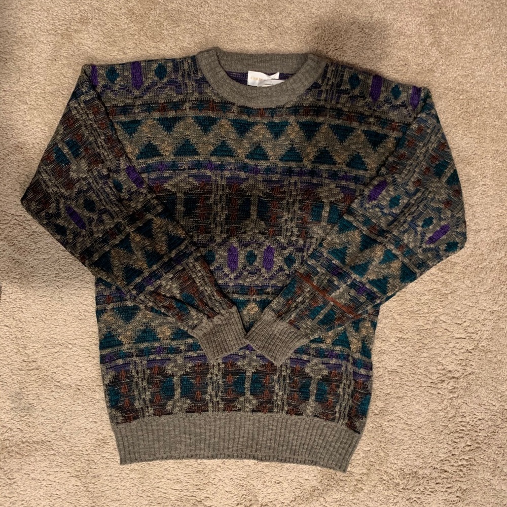 Vintage Chapel Hill Long Sleeve Sweater - Size XL